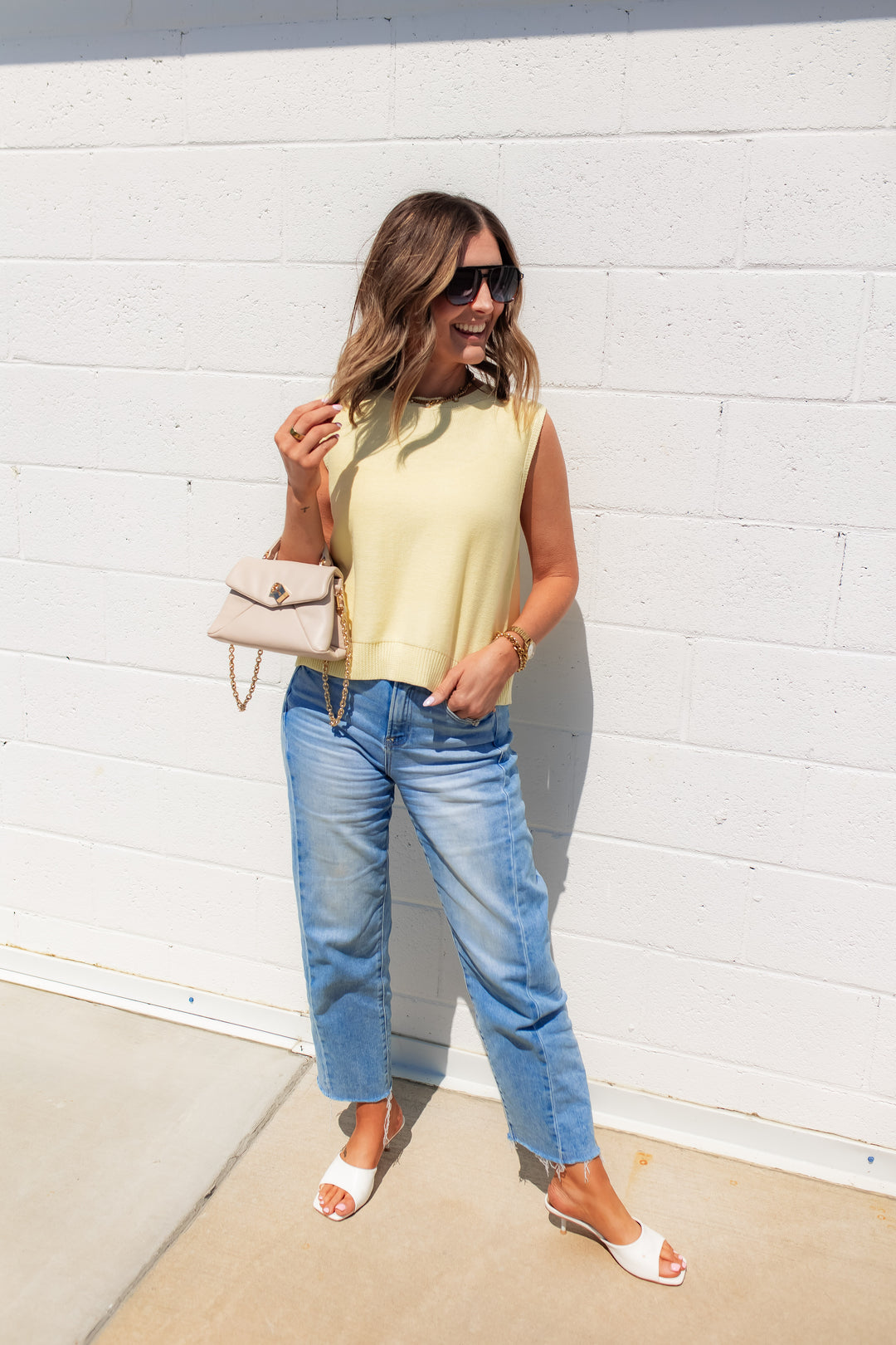The Something Sweet Top - Yellow - One Eleven Olive Boutique