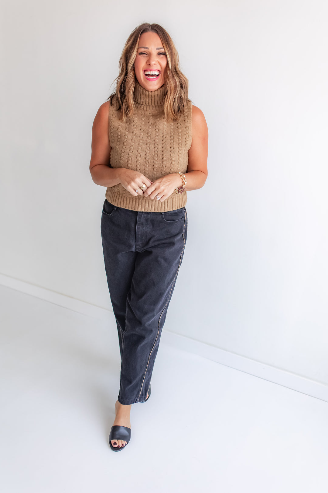 The Toff Sleeveless Knit Top