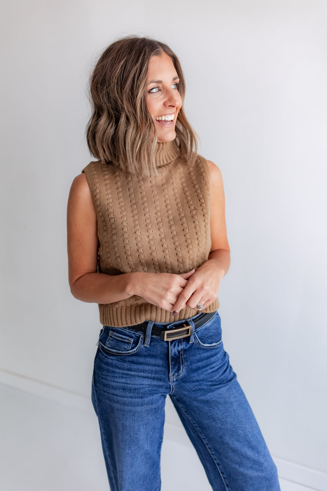 The Toff Sleeveless Knit Top