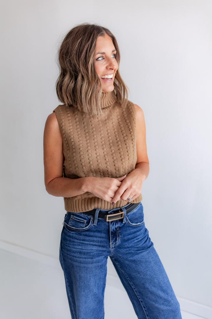 The Toff Sleeveless Knit Top