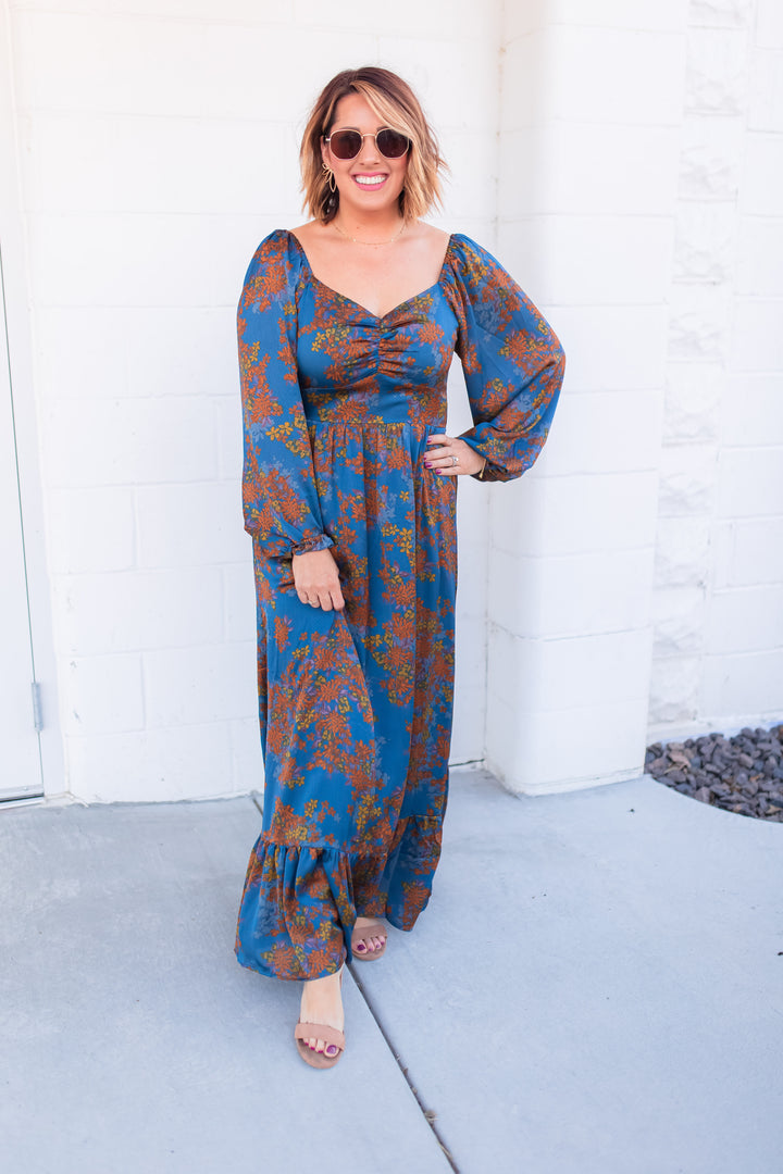 The Fall Floral Dreamer Maxi Dress