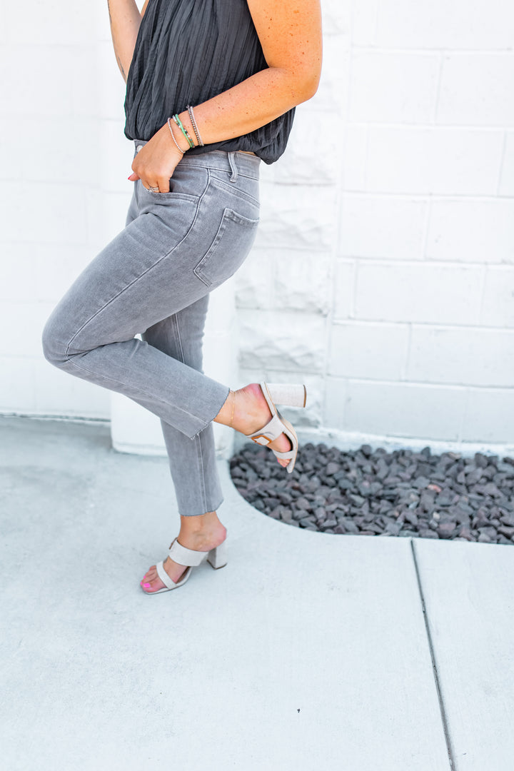 The Carlene Slim Straight Jeans