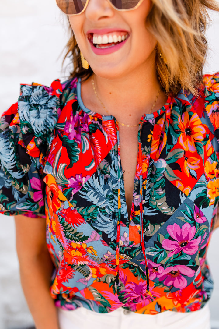 The Tropicana Floral Blouse