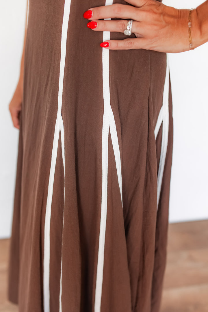 The Summer Romance Dress - Chocolate - One Eleven Olive Boutique