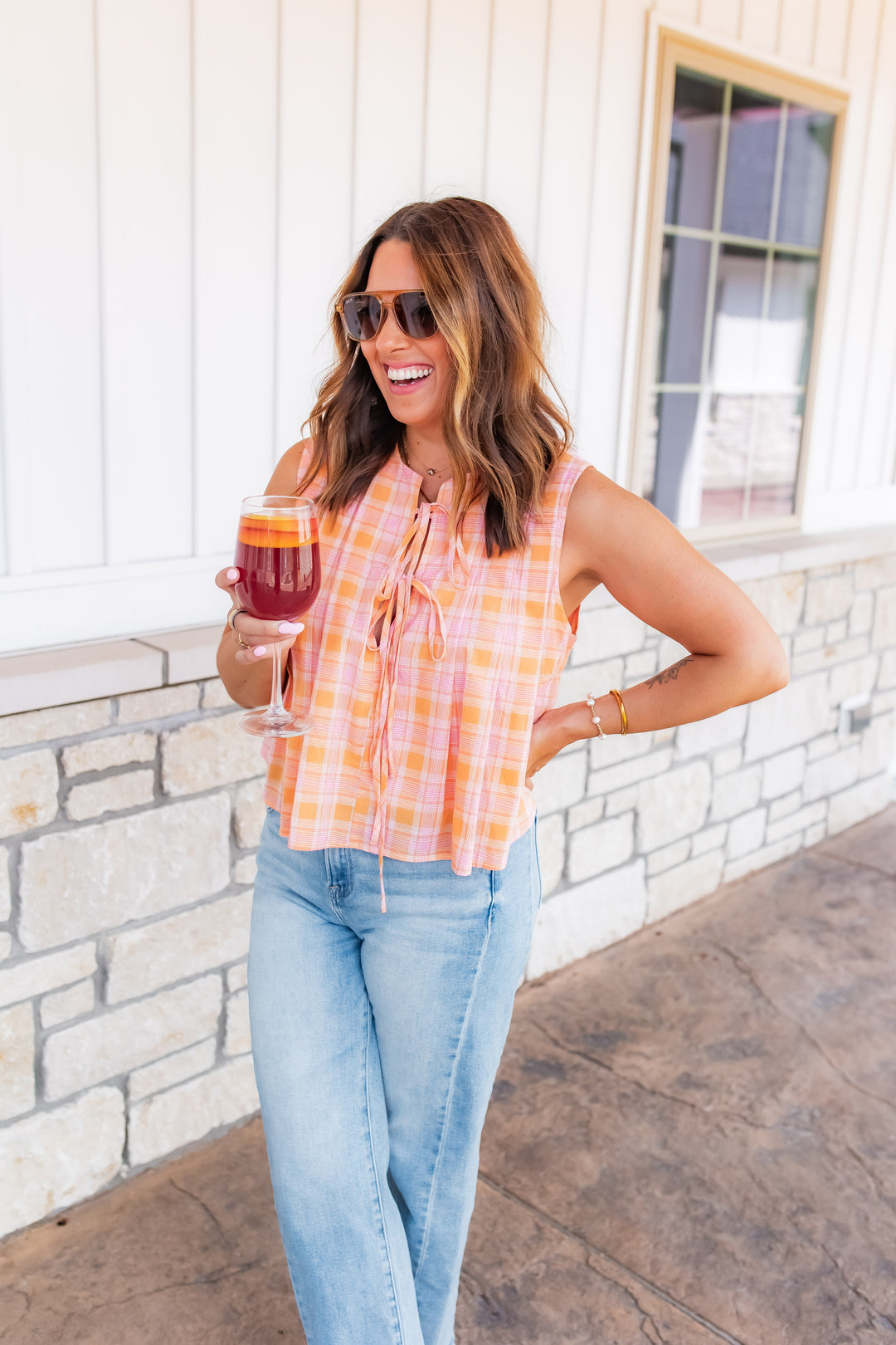 The Plaid and Play Top - One Eleven Olive Boutique
