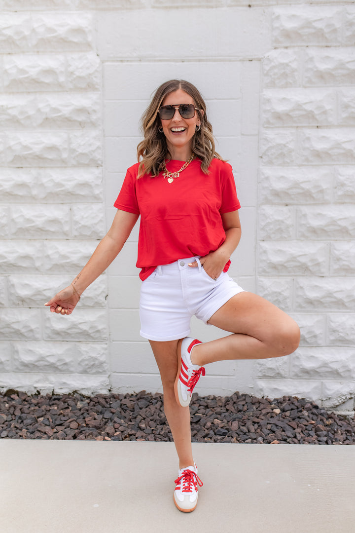 The Bright Side Tee - Red