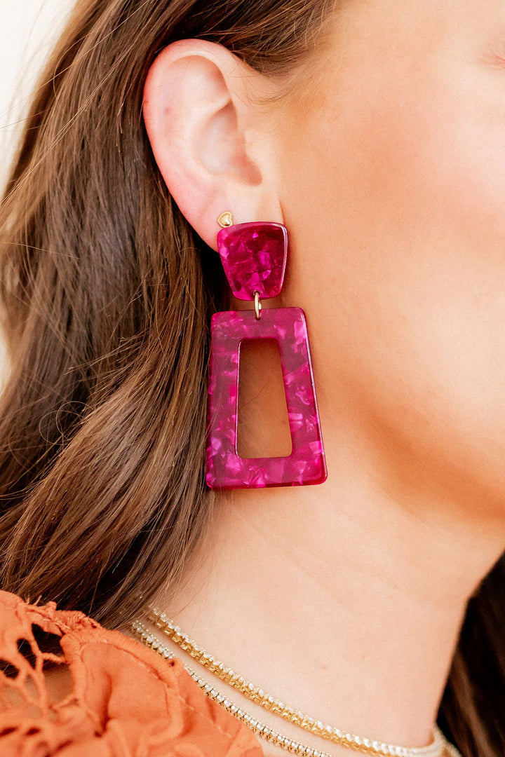 The Kennedy Pinot Noir Earrings [Linny Co]