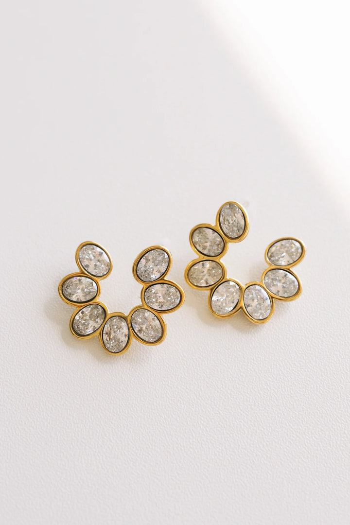 The Ezzy Crystal Stud Earrings