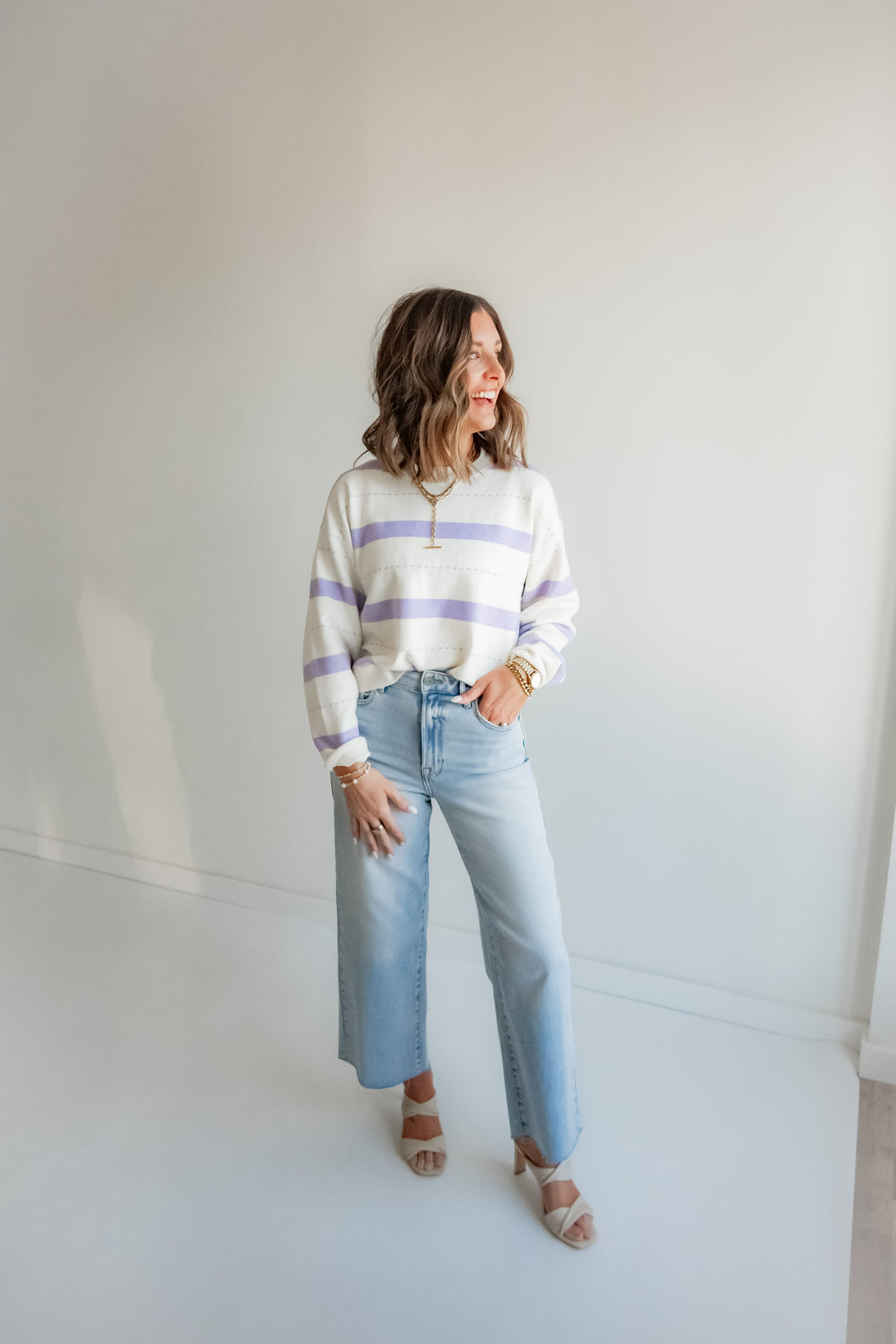 The Nori Wide Leg Stretch Jeans