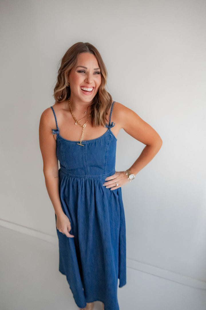 The Day Ready Denim Midi Dress