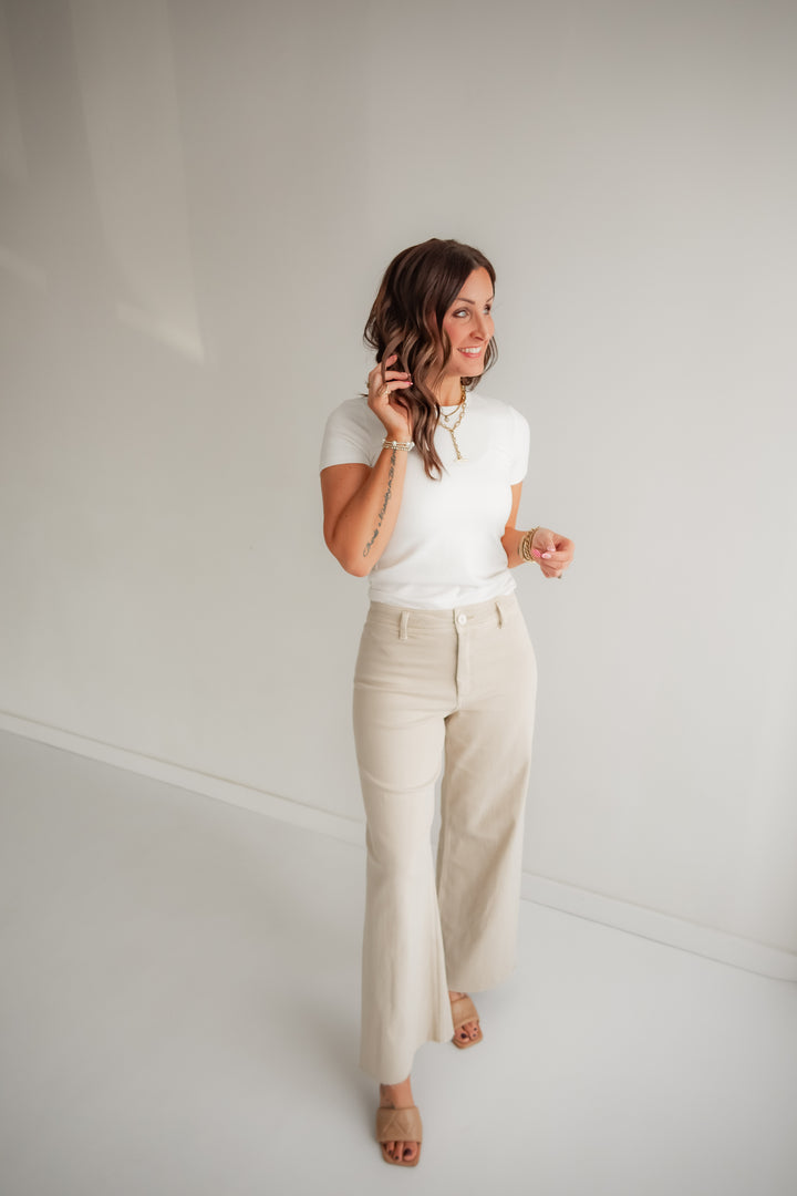 The Sloane Straight Wide Leg Pants