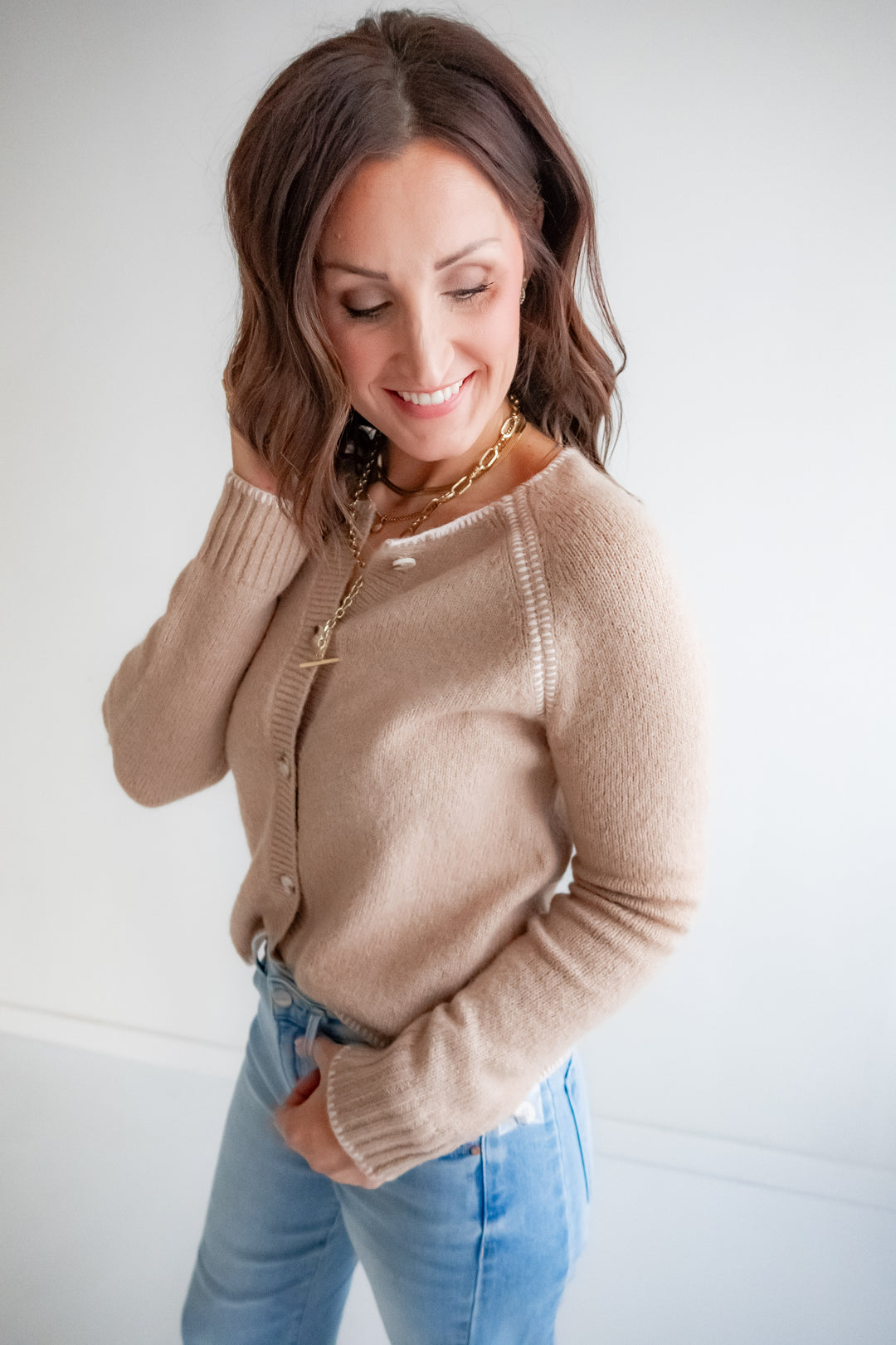 The Soft Blush Cardigan