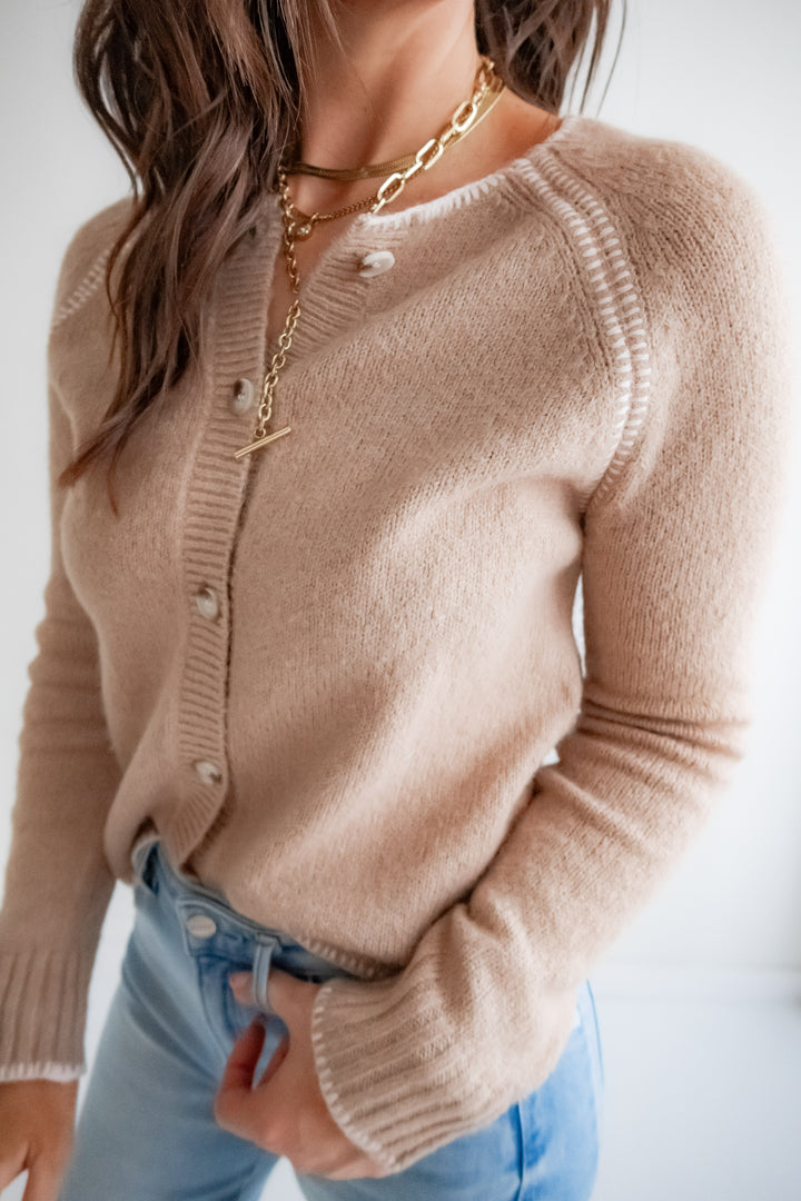 The Soft Blush Cardigan