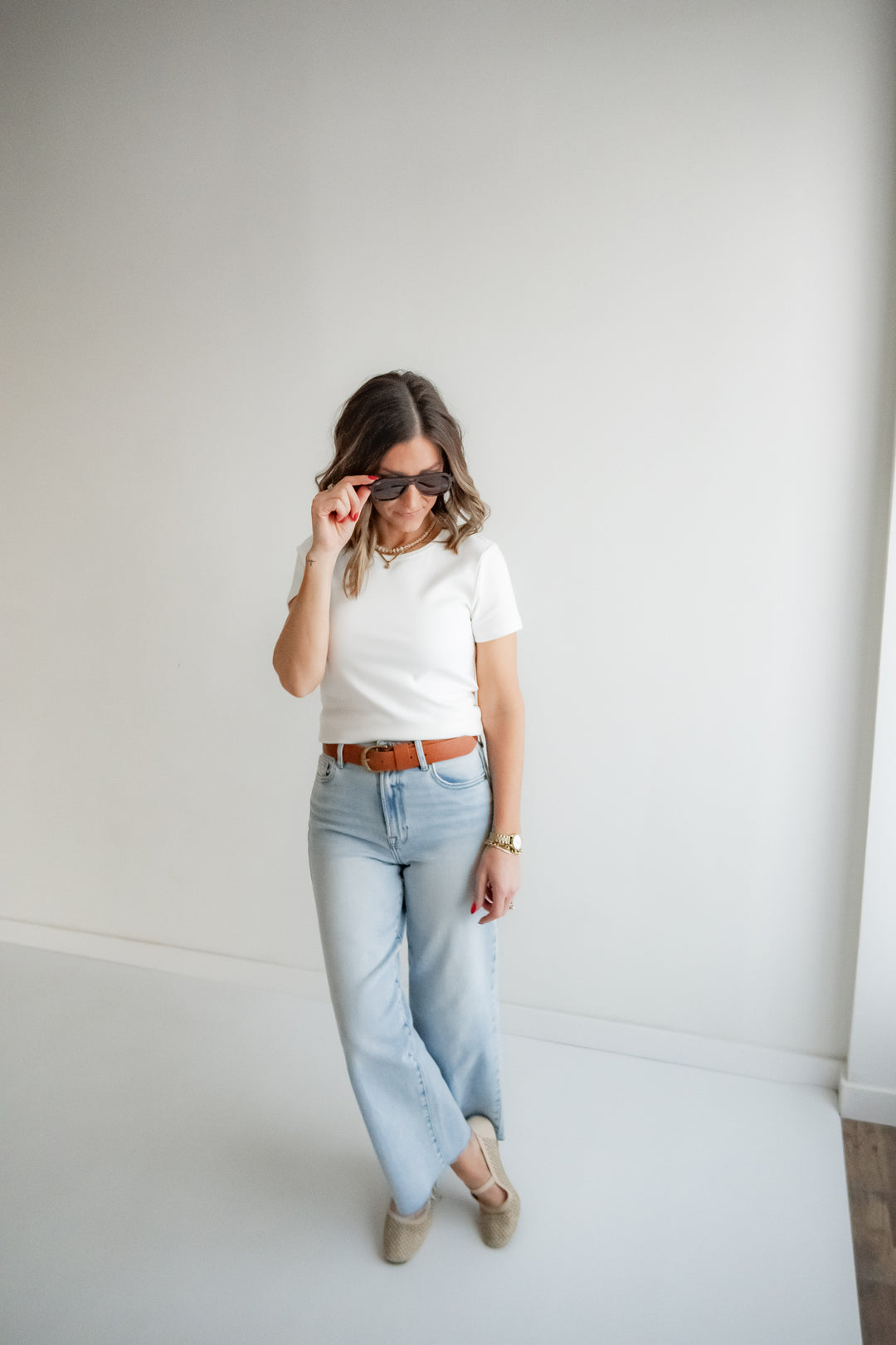 The Classic Cut Top - White
