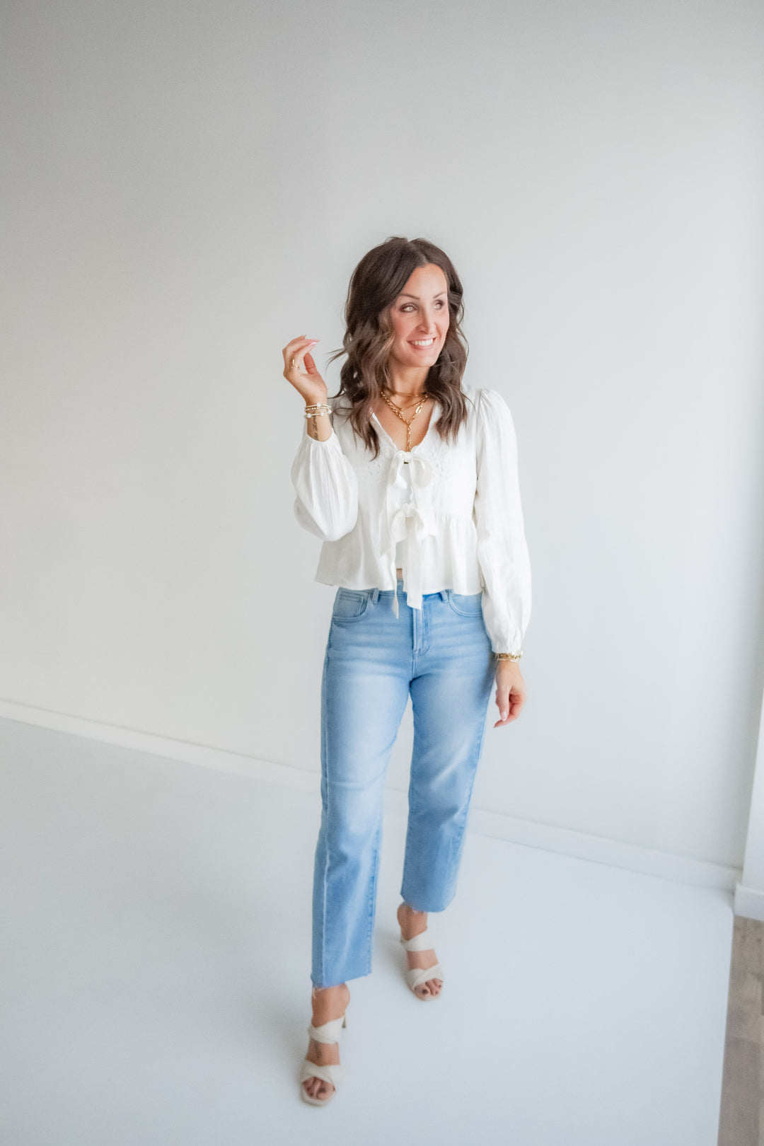 The Blooming Eyelet Blouse