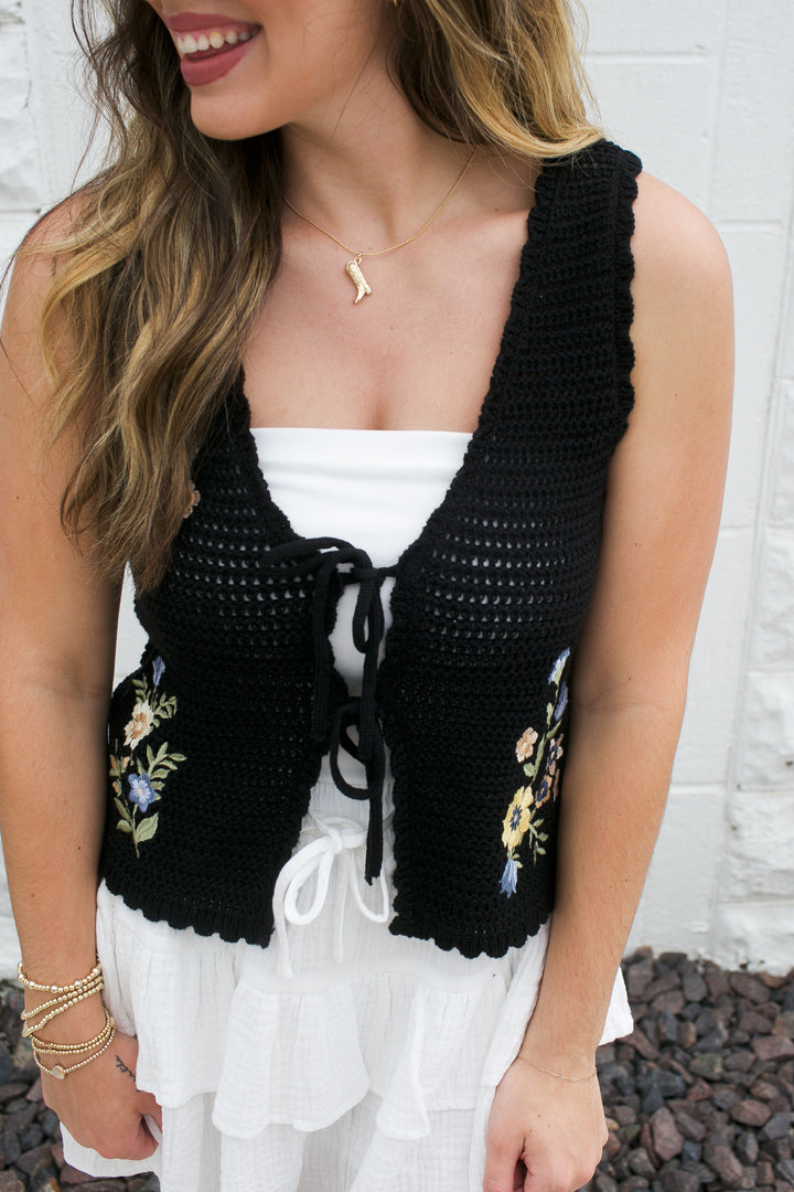 The Wild Bloom Crochet Top