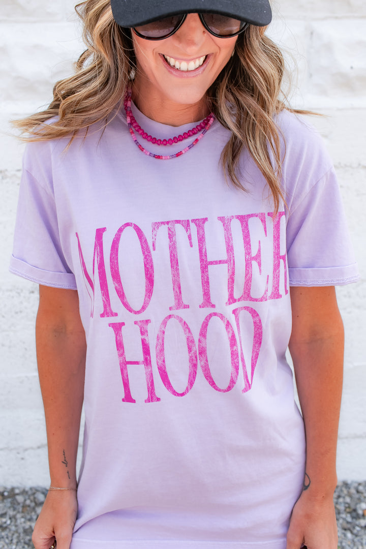 The Mother Hood Tee - Lilac