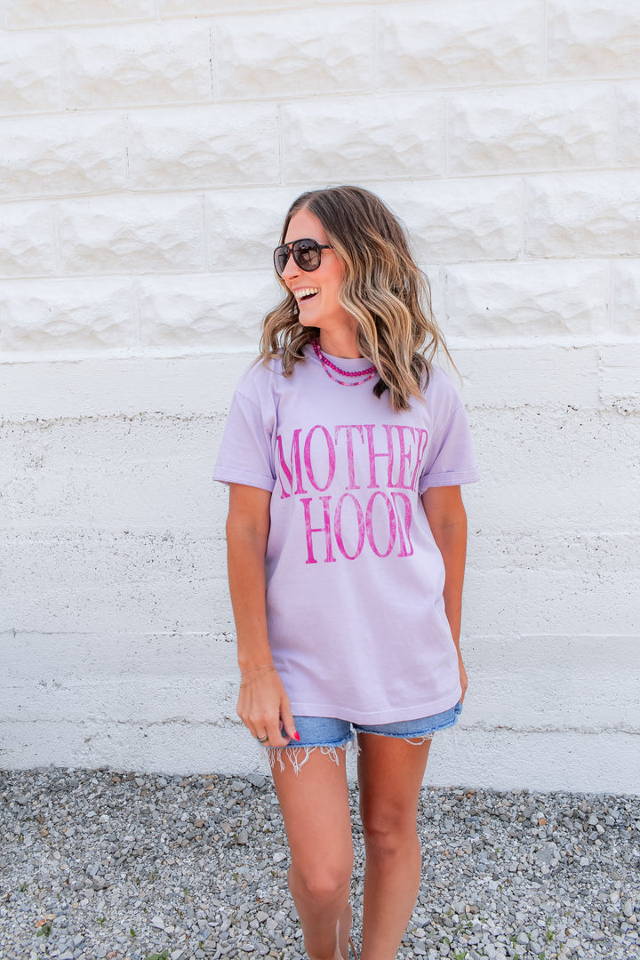 The Mother Hood Tee - Lilac