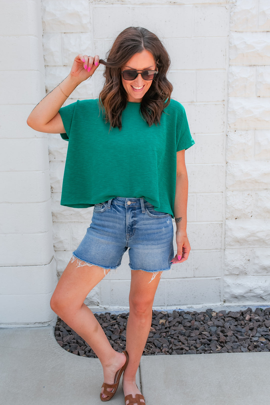 The Calm & Cool Tee - Kelly Green