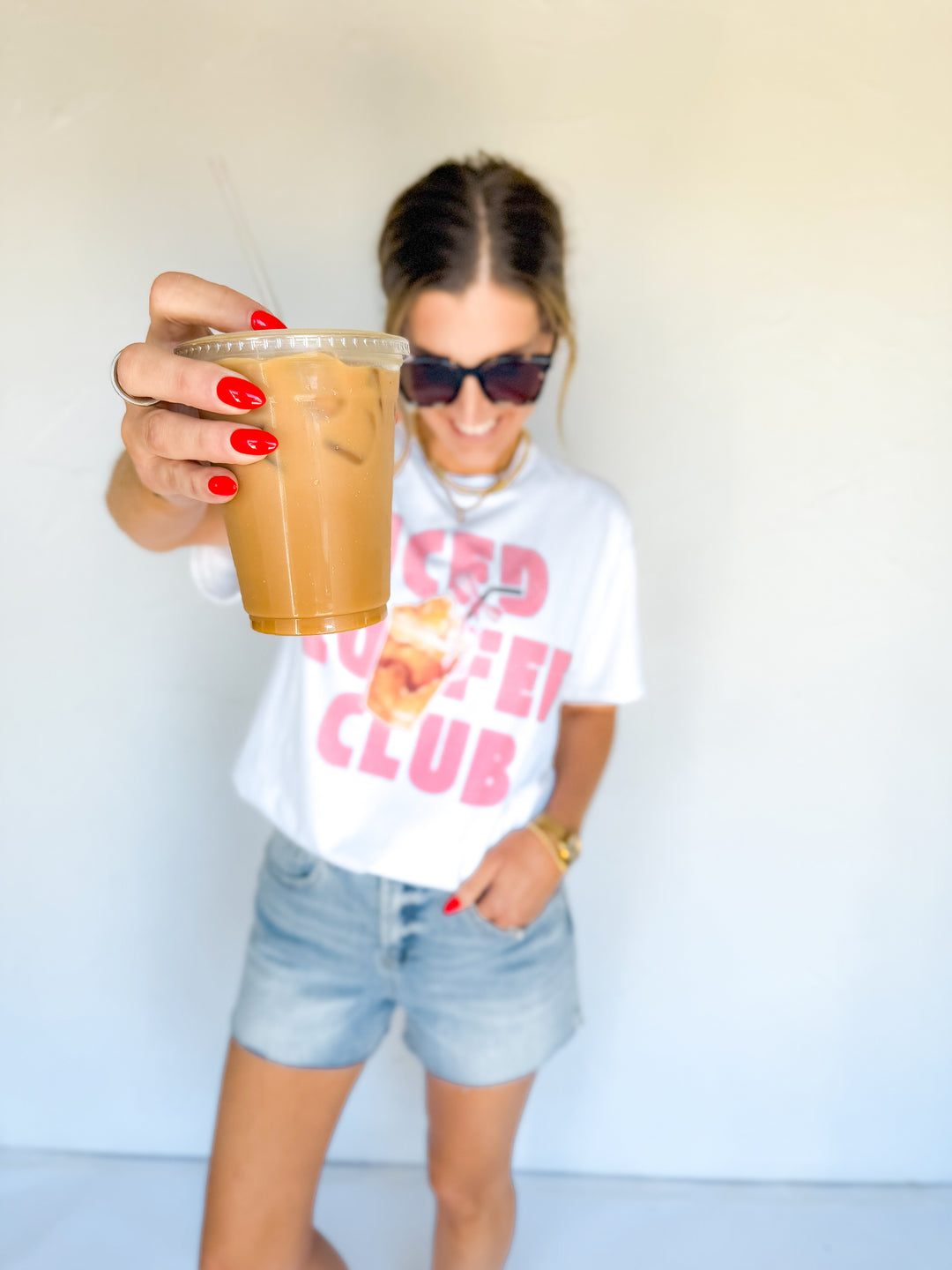 The Iced Coffee Club Tee - One Eleven Olive Boutique