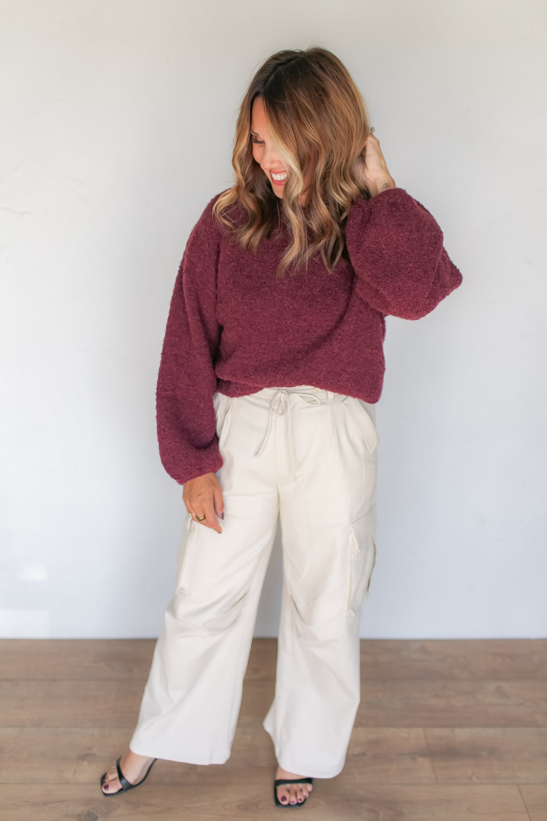 The Carri Fuzzy Knit Sweater