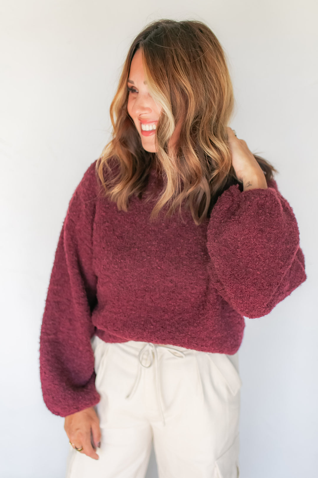 The Carri Fuzzy Knit Sweater