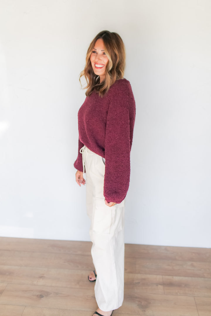 The Carri Fuzzy Knit Sweater