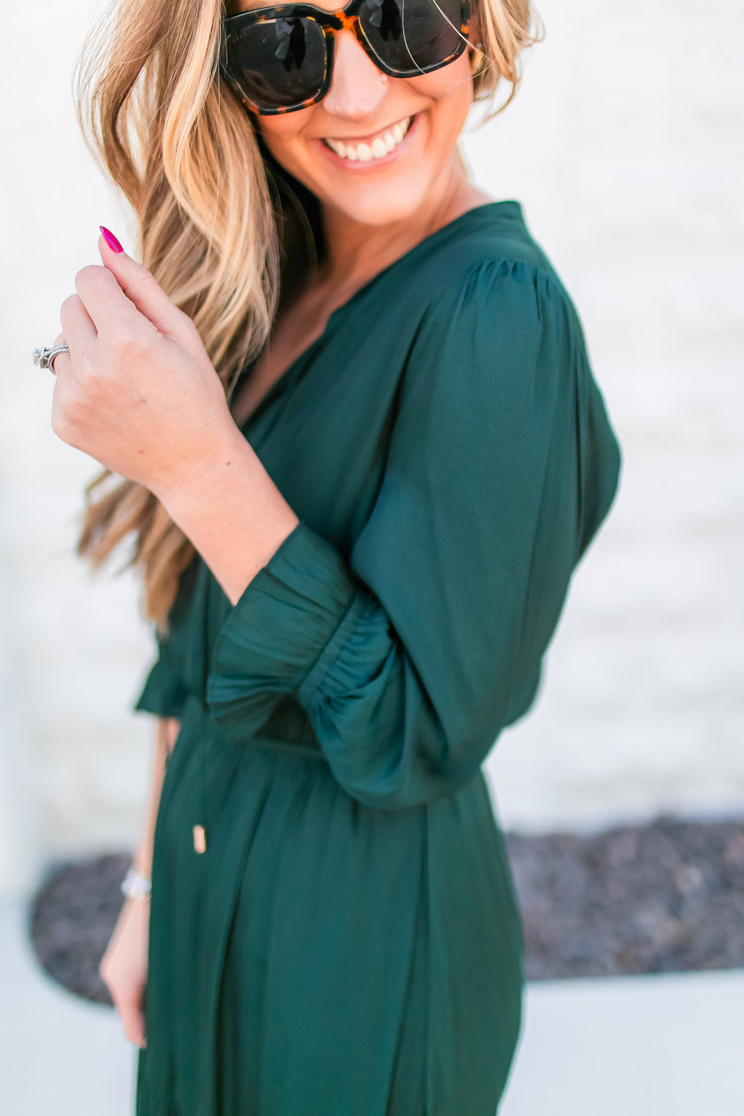 The Show Stopper Dress - Astro Green