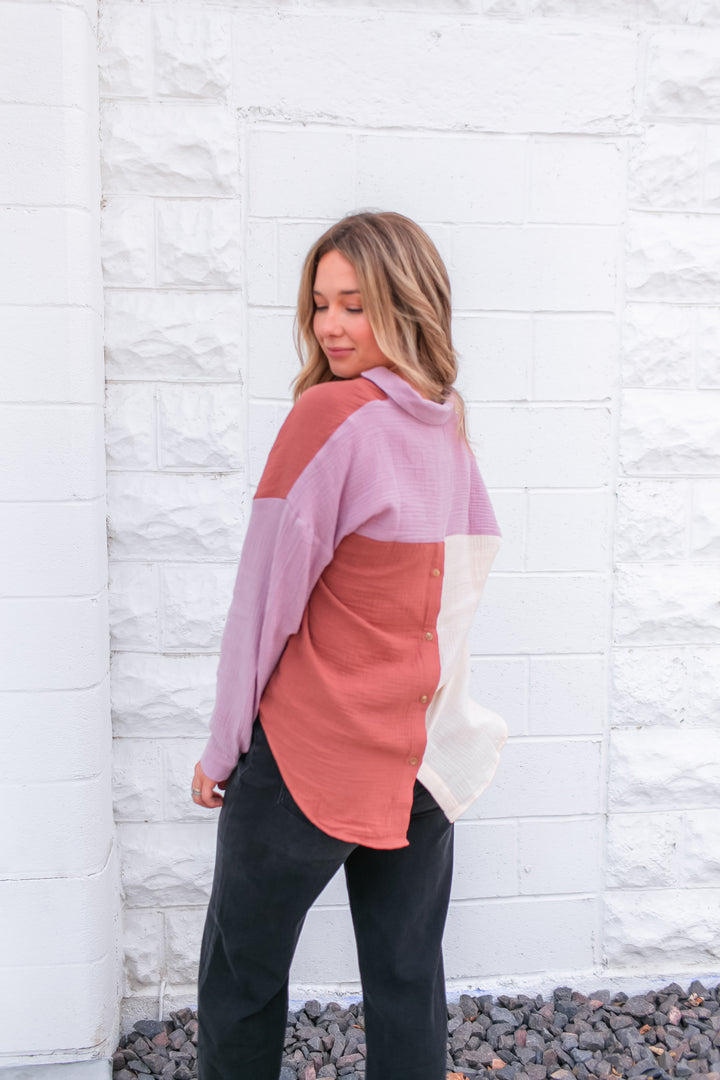 The Savannah Colorblock Top