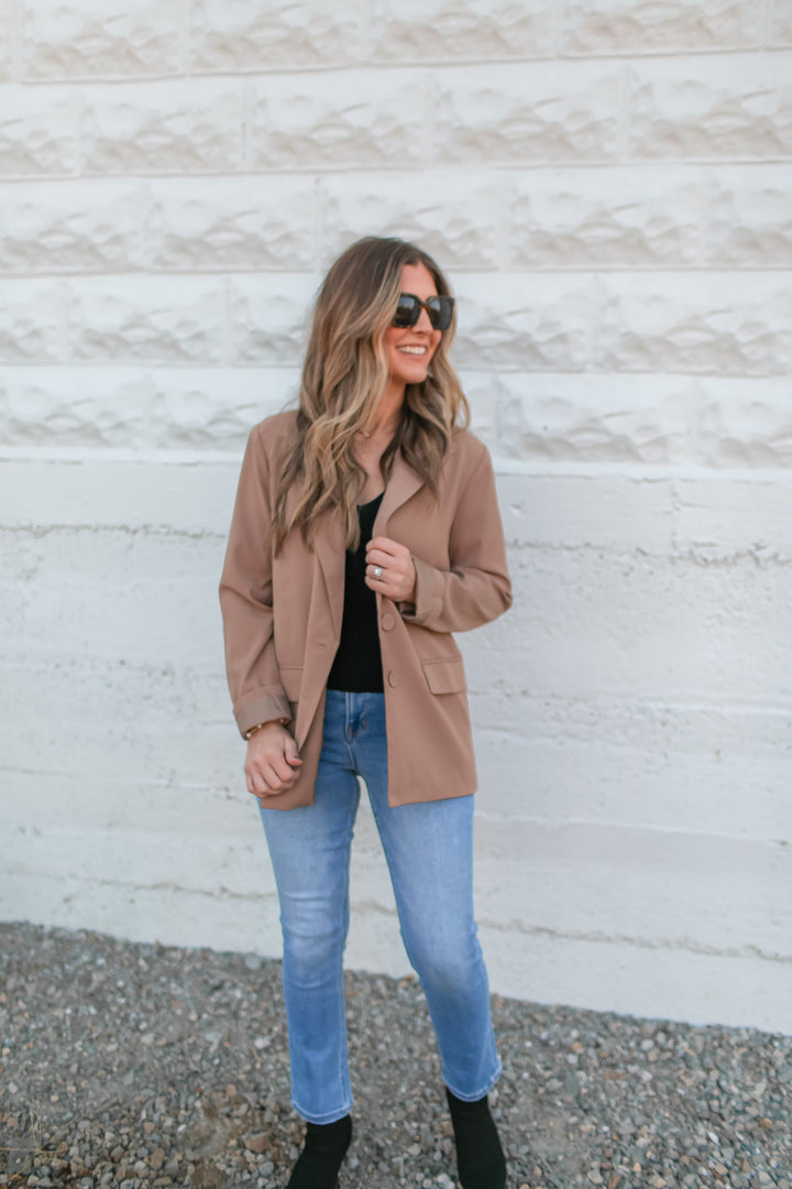 The Clarkson Taupe Blazer