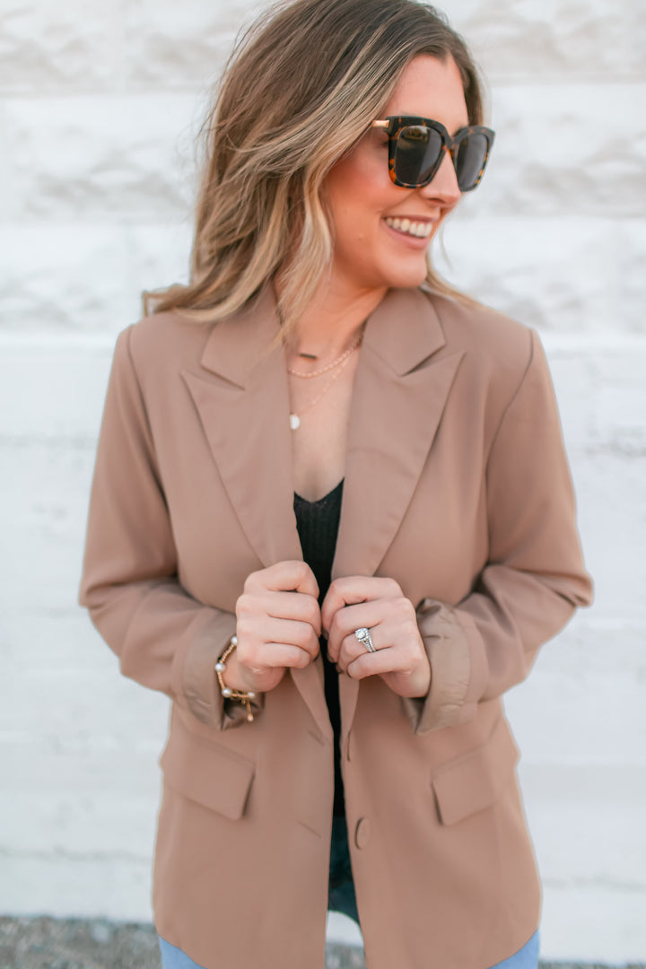 The Clarkson Taupe Blazer