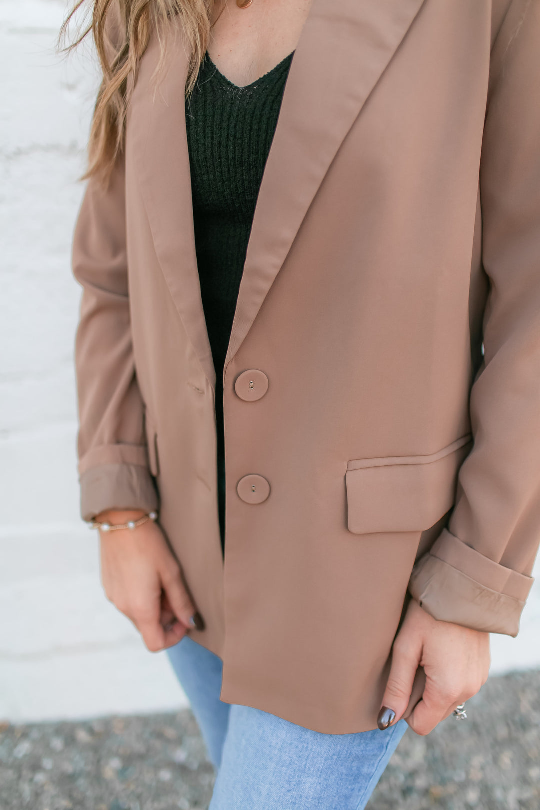 The Clarkson Taupe Blazer