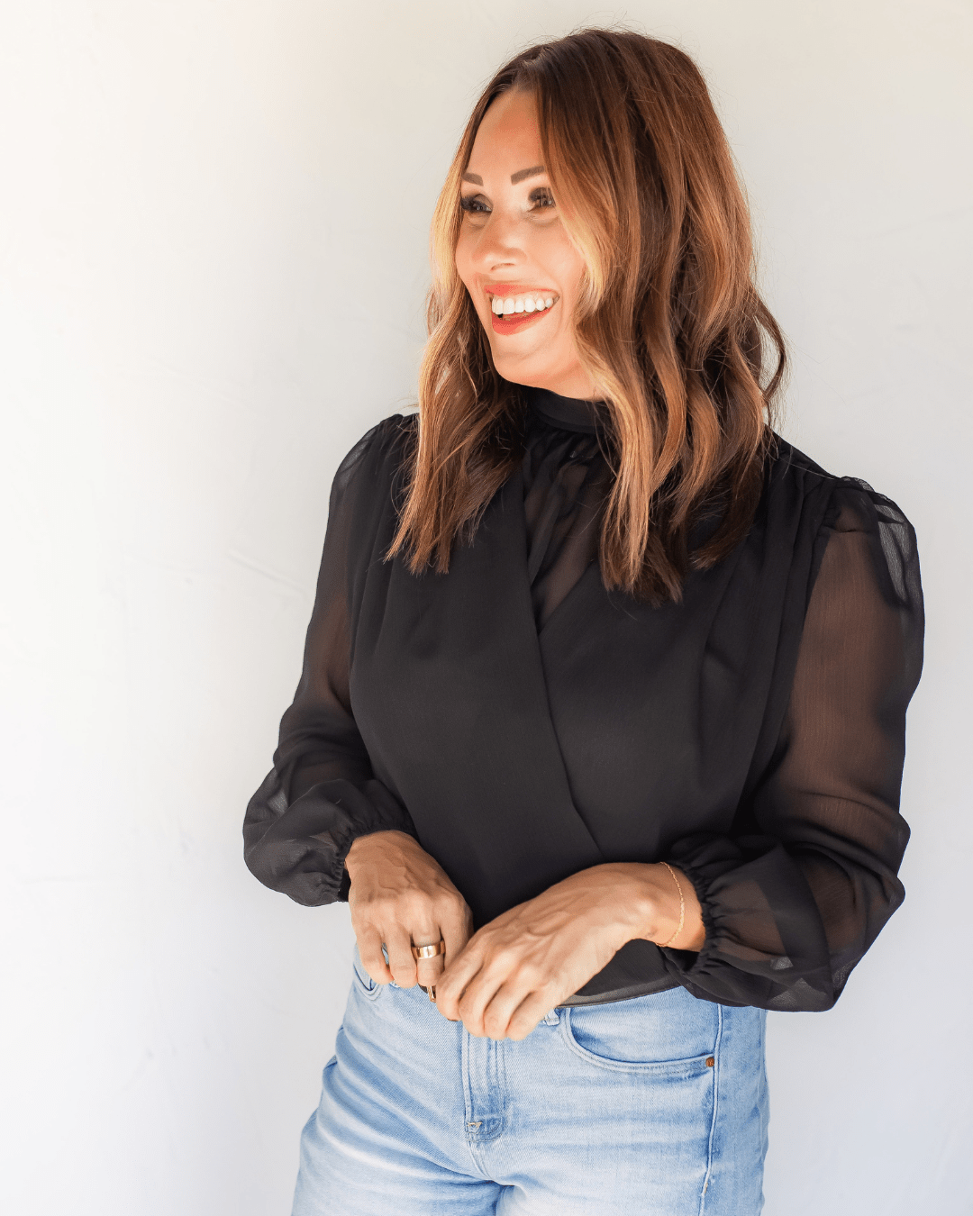 The Meet Me There Chiffon Top - One Eleven Olive Boutique
