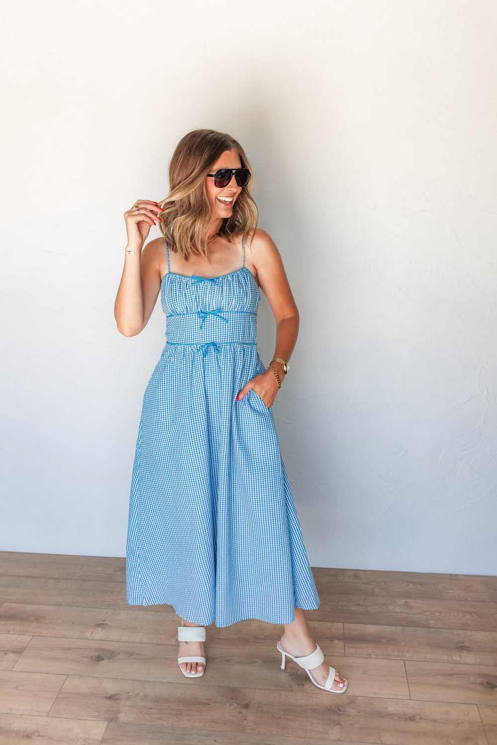 The Sweet Picnic Bow Dress - One Eleven Olive Boutique
