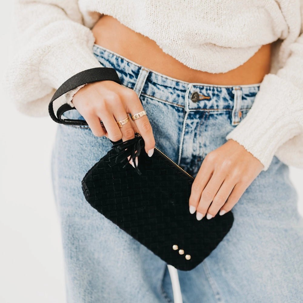 The Emma Suede Clutch - One Eleven Olive Boutique