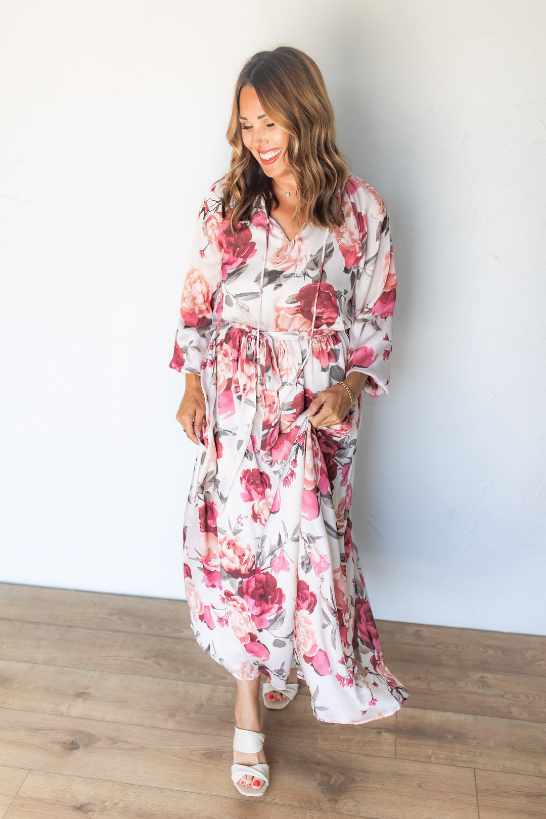 The Elle Floral Maxi Dress - One Eleven Olive Boutique