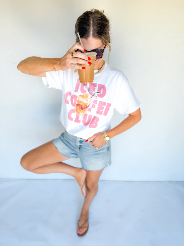 The Iced Coffee Club Tee - One Eleven Olive Boutique