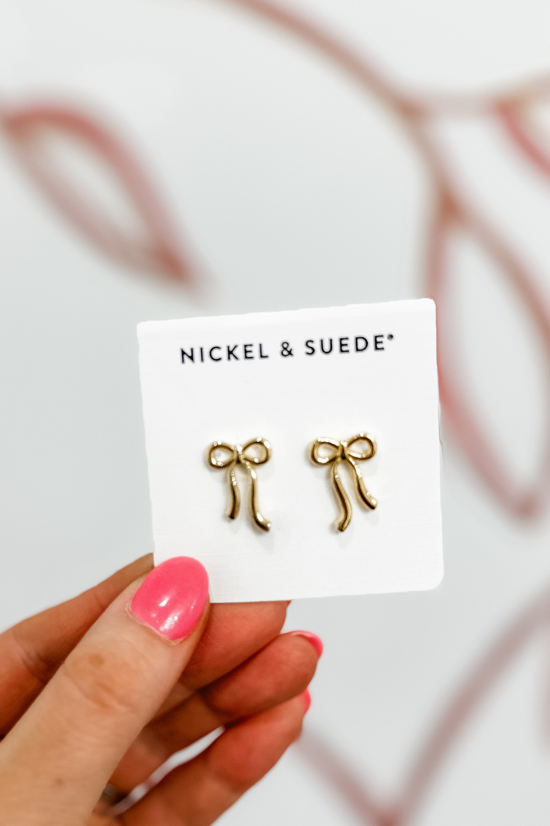 Nickel and suede 2025 earring of the month