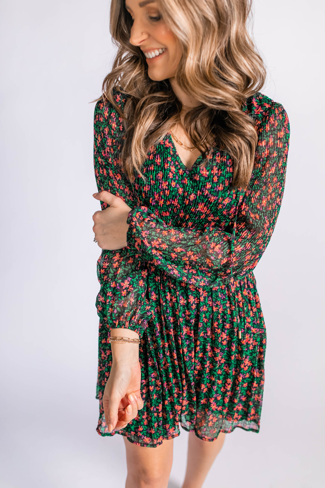 The Time to Bloom Floral Dress