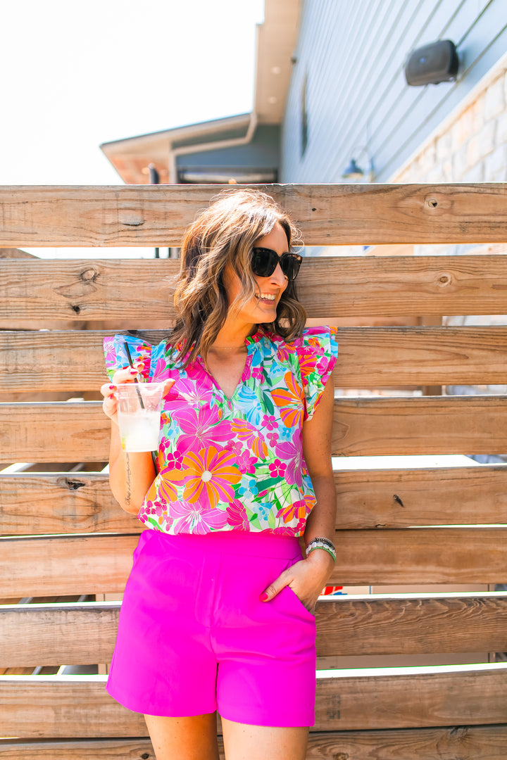 The Soft Petals Floral Top