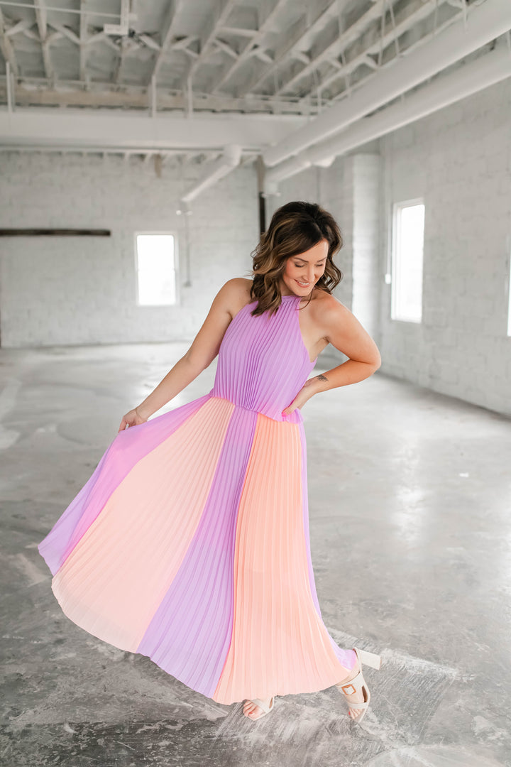 The Makenna Halter Maxi Dress