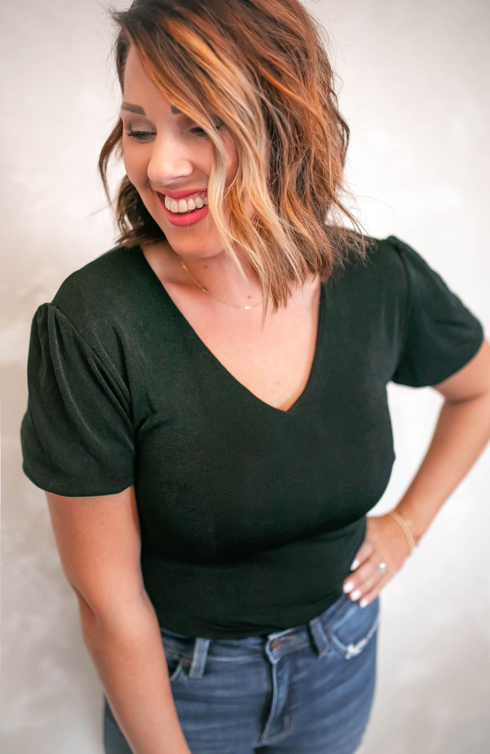 The Alize Velvet Bodysuit - Black - One Eleven Olive Boutique