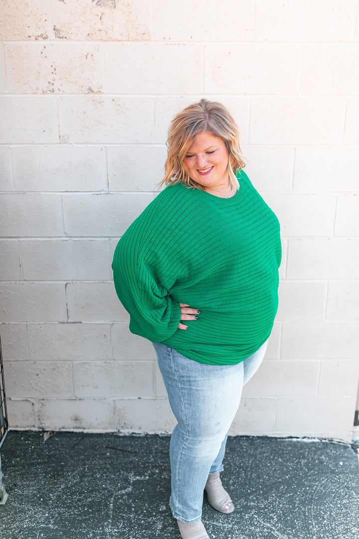 The Amaya Curvy Sweater - One Eleven Olive Boutique