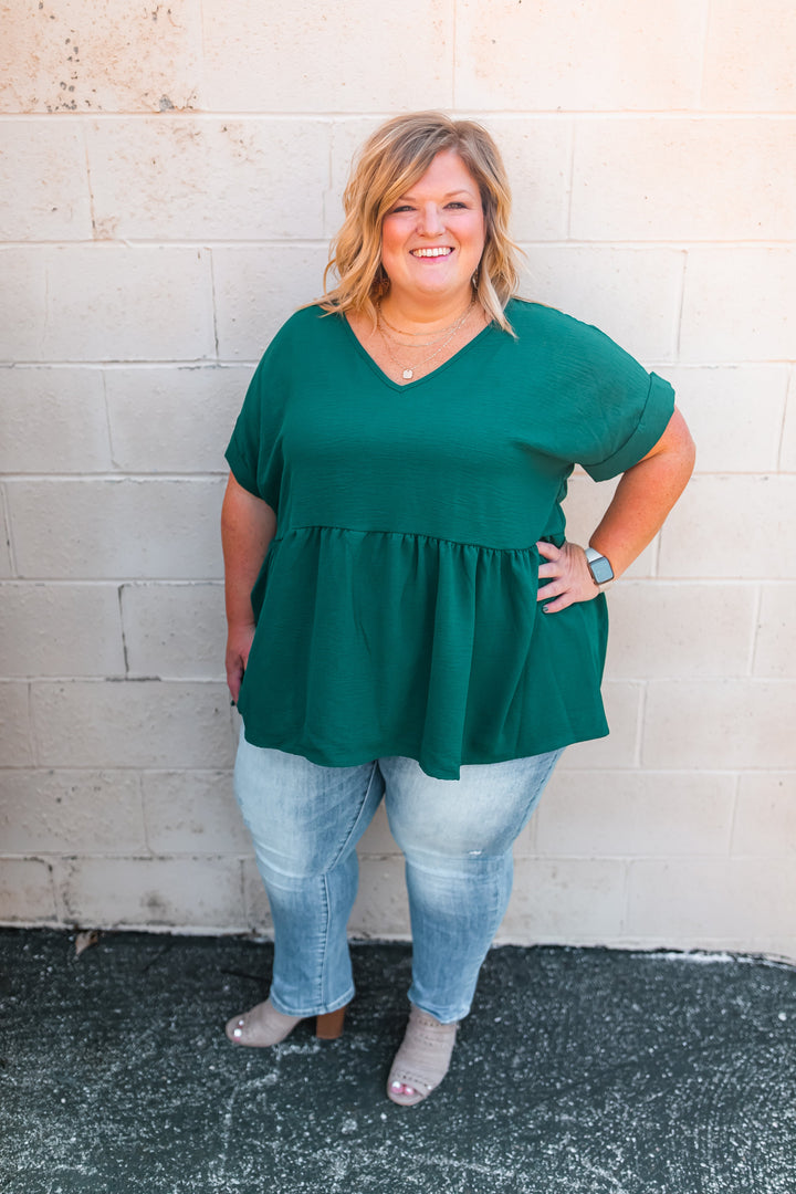 One Eleven Olive Boutique The Arissa Medium Wash Denim - Curvy 
These jeans are LIFE! A great amount of stretch, soft fabric and very mild distressing. You will want to live in them this season and your next OEO jean obsession! 