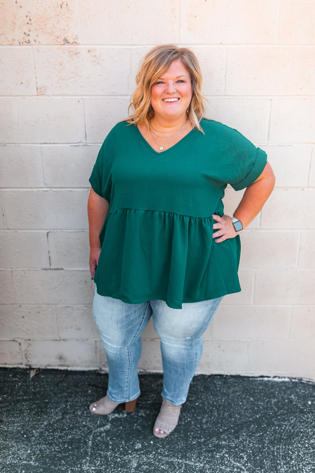 The Arissa Medium Wash Denim - Curvy - One Eleven Olive Boutique
