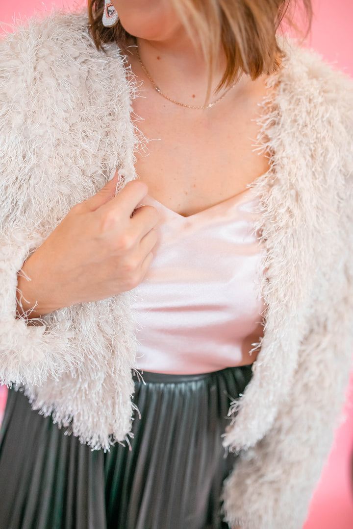 The Brenna Satin Tank - One Eleven Olive Boutique