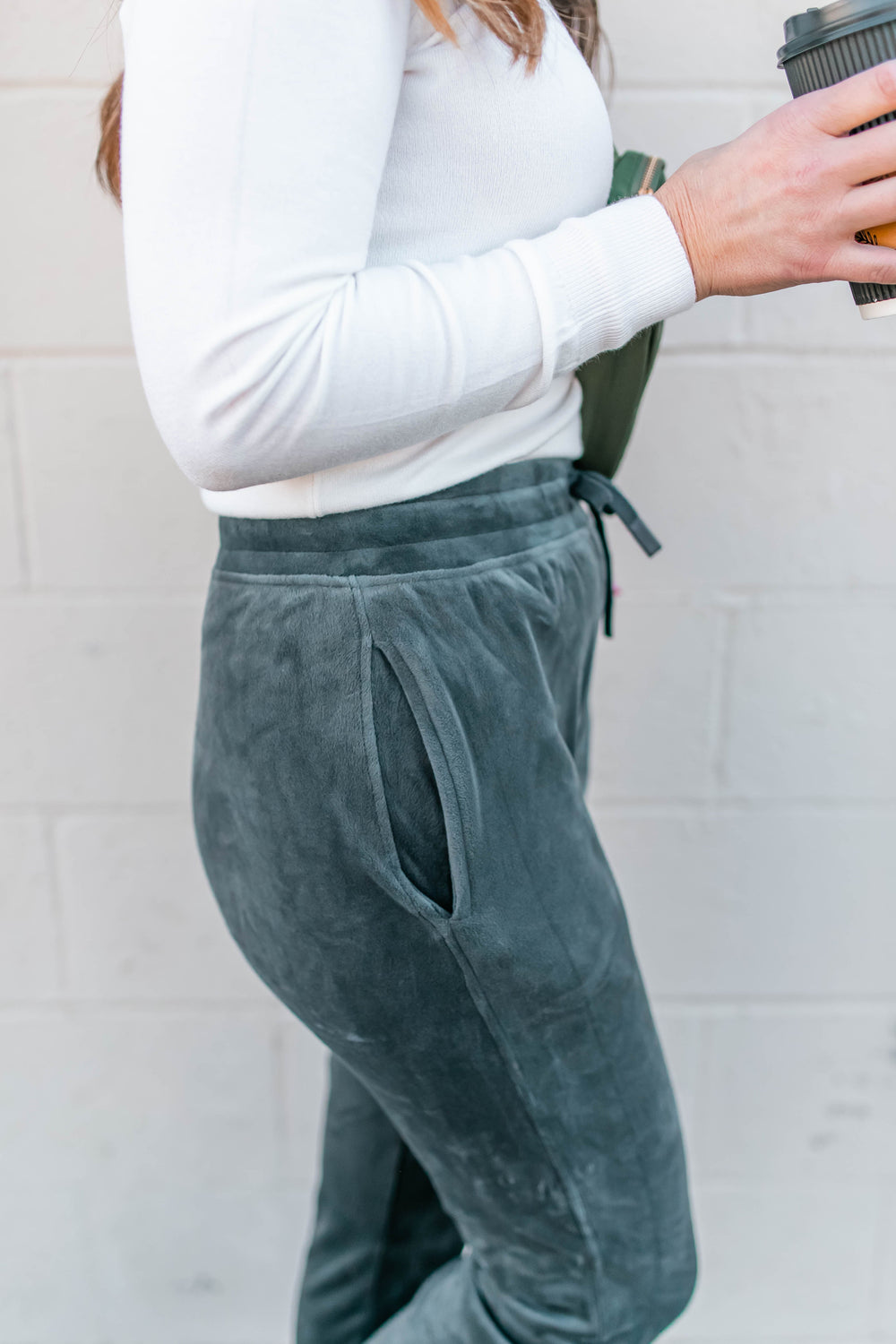 The Carson Velour Joggers - One Eleven Olive Boutique