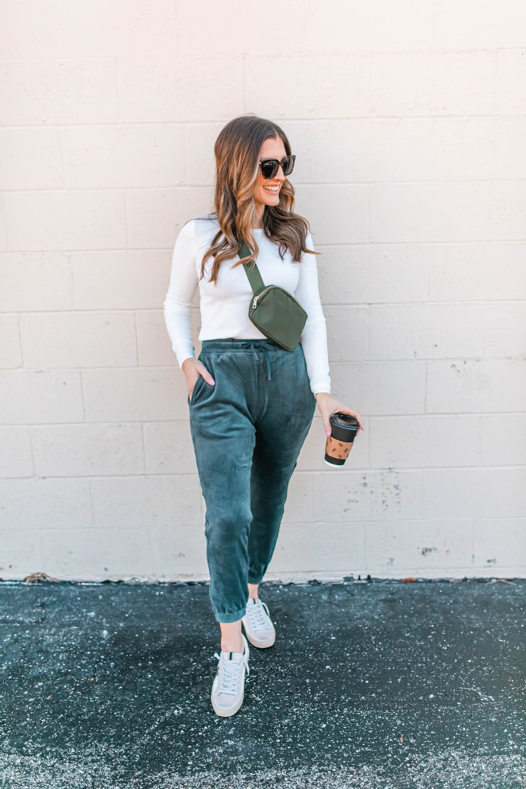 The Carson Velour Joggers - One Eleven Olive Boutique