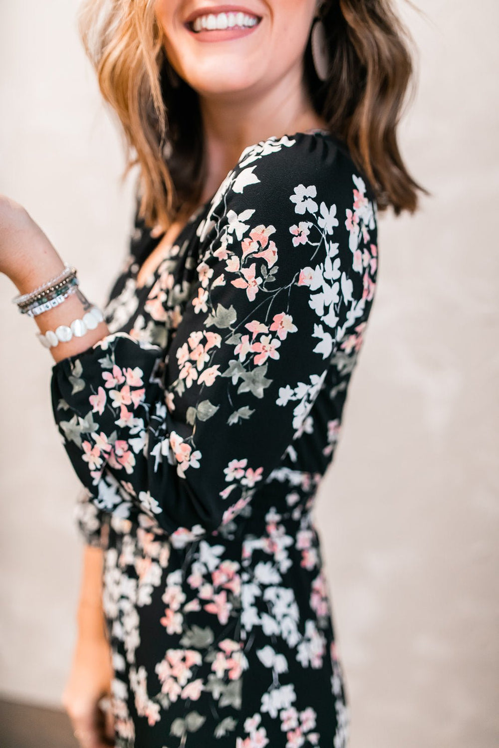 The Della Floral Dress - One Eleven Olive Boutique