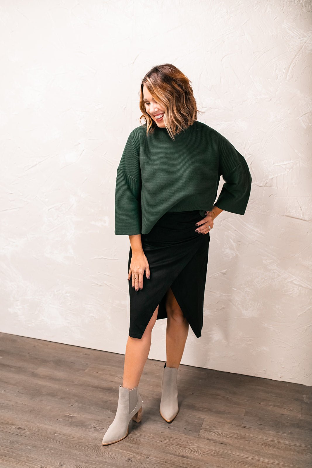 The Emma Crossover Skirt - One Eleven Olive Boutique